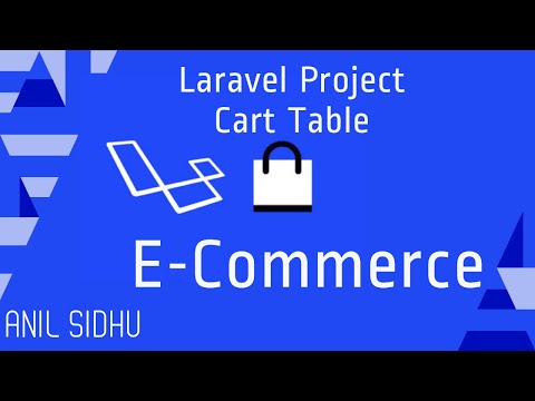 Laravel E commerce Project 11 Cart Table