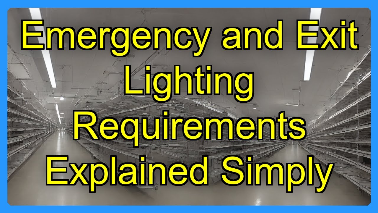 Emergency and Exit Lighting Requirements Explained Simply