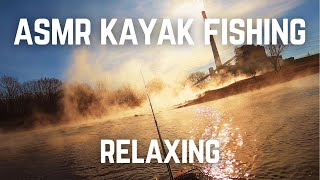 ASMR Kayak Fishing Foggy Morning Relaxing