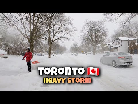 Toronto Winter Snow Walk, Canada