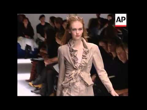 Marithe Francois Girbaud collection on runway in Paris