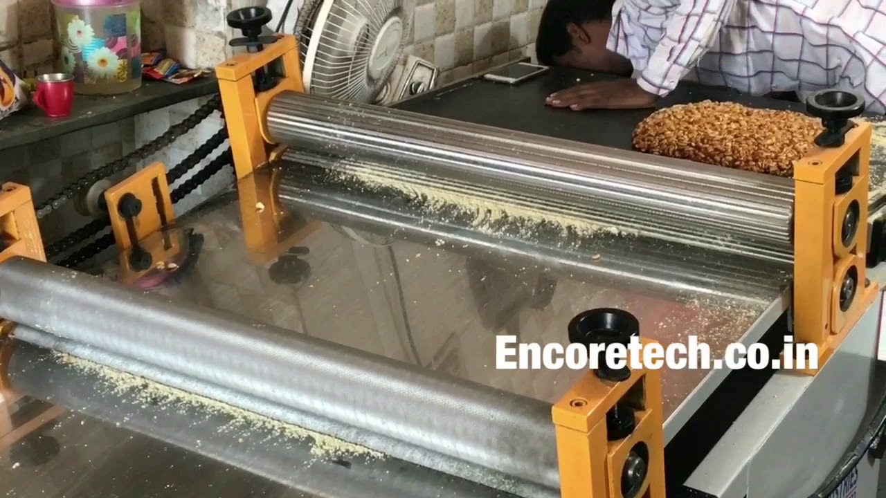 Chikki Rolling & Cutting Machine | Rajkot | Encoretech.co.in | 8347000500