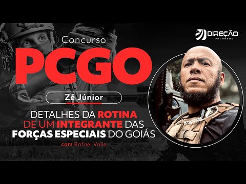 Concurso PCGO: José Junior detalha rotina de um integrante das forças especiais do Goiás