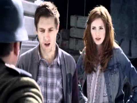 Doctor Who Let's Kill Hitler - Rory Punches A Nazi