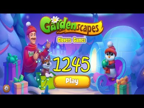 Gardenscapes Level 1245