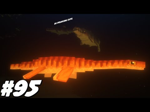 RELEASING TWO ICHTHYOSAURUS AND A PLESIOSAURUS | MINECRAFT DINOSAURS |EP 95