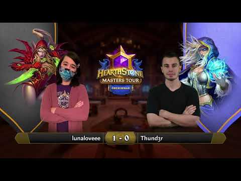 lunaloveee vs Thund3r | Swiss Round 1 | Hearthstone Masters Tour Orgrimmar