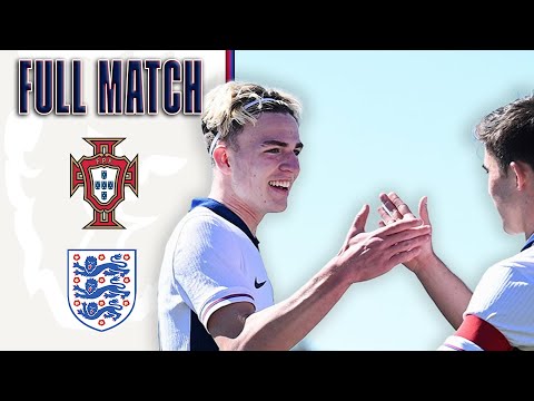FULL MATCH | Portugal U18 v England U18 | Friendly | England