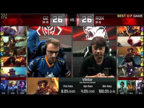 G2 vs ROX highlights 2016 World championships Day 3 Group A | LOL Hightlights 2016 HD