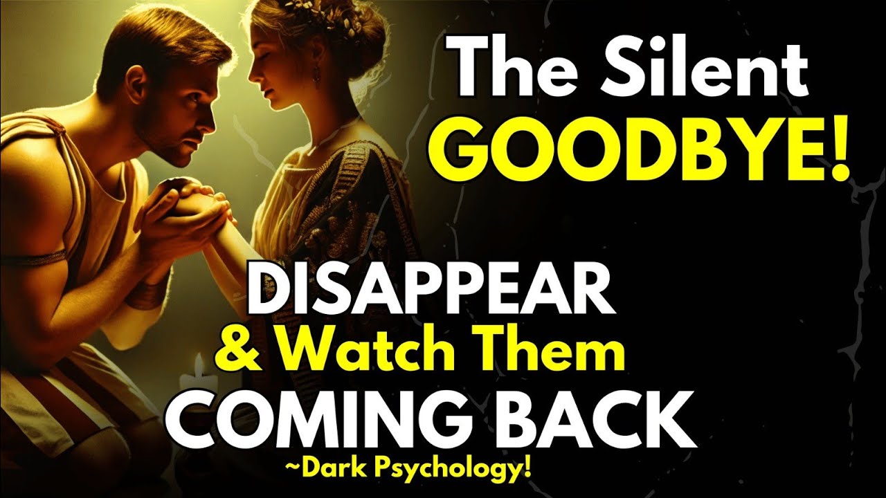 9 Things They Feel When You Simply Disappear! Make Them Come Back |Stoicism