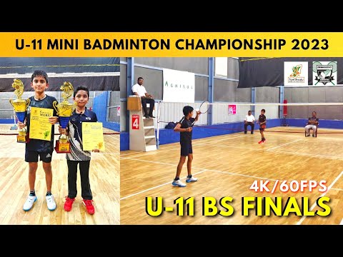 UNDER 11 BOY'S SINGLES FINALS 🏆 | TAMILNADU MINI BADMINTON CHAMPIONSHIP 2023 - CHENNAI
