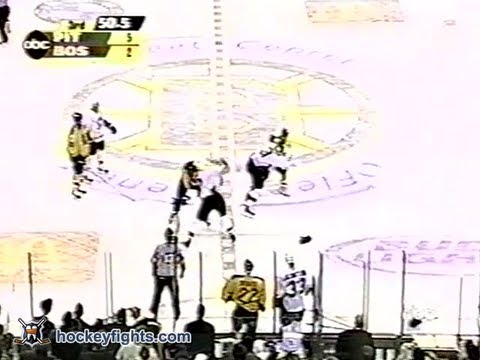 Wayne Primeau vs Hal Gill & Jamie Pushor vs P.J. Stock Feb 8, 2003
