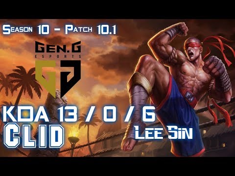 Gen Clid LEE SIN vs SHYVANA Jungle - Patch 10.1 KR Ranked