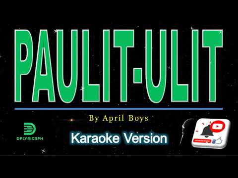 April Boys - Paulit-Ulit (karaoke version)