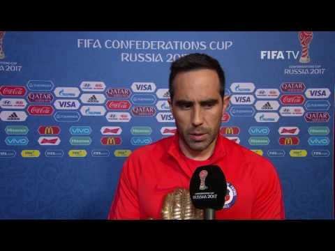 Claudio Bravo - Post-Match Interview - Match 16: Chile v Germany - FIFA Confederations Cup 2017