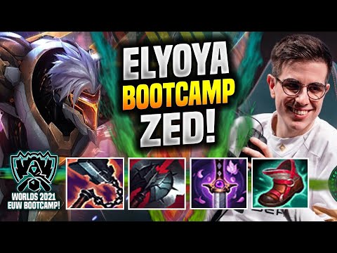 ELYOYA IS UNSTOPPABLE WITH ZED! 🔥WORLDS BOOTCAMP EUW🔥 - MAD Elyoya Plays Zed JUNGLE vs Qiyana! |