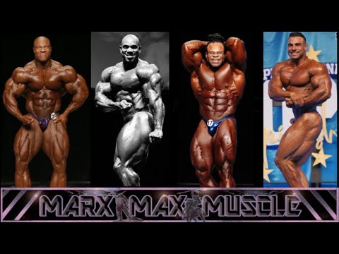Phil Heath(2013) vs Flex Wheeler(1999) vs Kai Greene(2012) vs Rafael Brandao(2020)