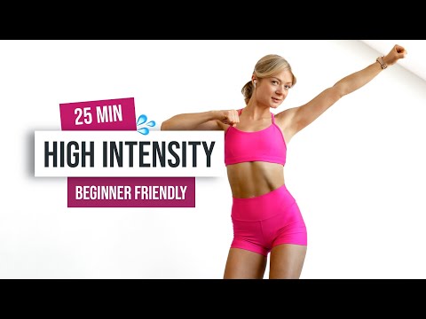 DAY 1 Back to Basics - 25 MIN Full Body HIIT Home Workout - BEGINNER FRIENDLY, No Equipment