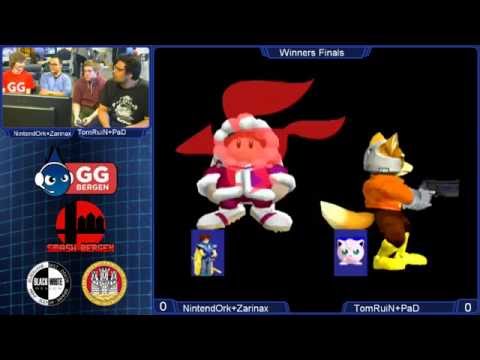 GG Bergen FredagsSmash II - Melee Teams - TomRuiN + PaD vs NintendOrk + Zarinax - Winners Finals