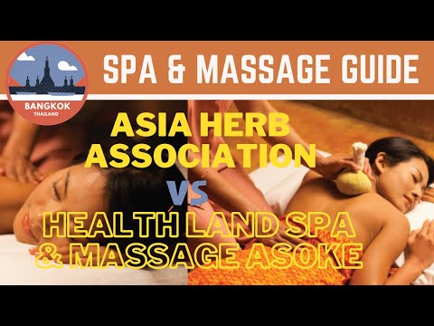 REVISÃO DO SPA DE BANGKOK 🇹🇭Thailand Mantani Amasuke 🧘♀️Asia Herb Association Vs Health Land Asoke 🚉 Phrom Phong #thailand