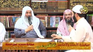 مناقشة الأبحاث والأحاديث بمكتبة مسجد أهل السنة بمنية سمنود 01 03 2017  3