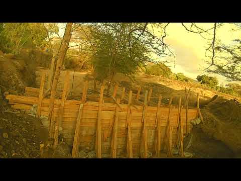 A Timelapse Capturing the Full Construction Process of a Sand Dam
