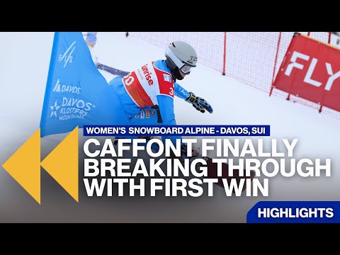 Elisa Caffont finally breaking through in Davos | Highlights | FIS Snowboard