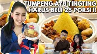 NASI TUMPENG AYU TING TING!! GAK BOLEH BELI CUMA 1 PORSI ??