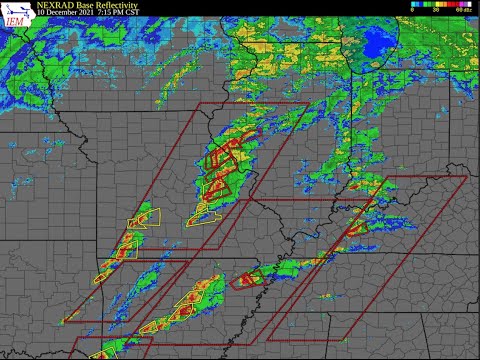 Historic Tornado Outbreak | December 10-11, 2021 | Full Radar Montage w/Warnings