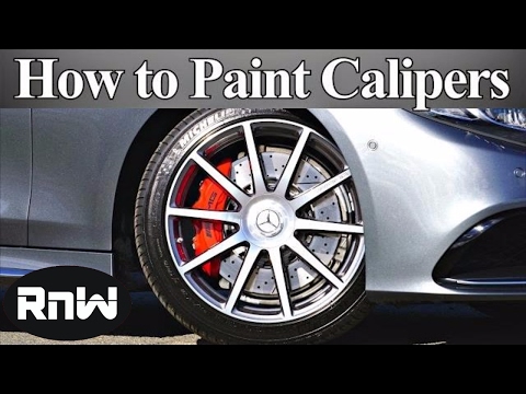 How to Paint and Spray Clear Coat on Brake Calipers -...