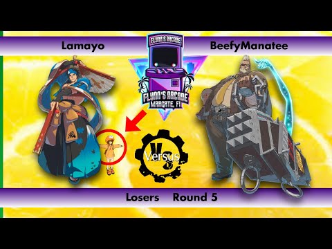 Flynn's Arcade 083 Losers Round 5 - Lamayo (Anji Mito) VS BeefyManatee (Goldlewis) Guilty Gear 2023