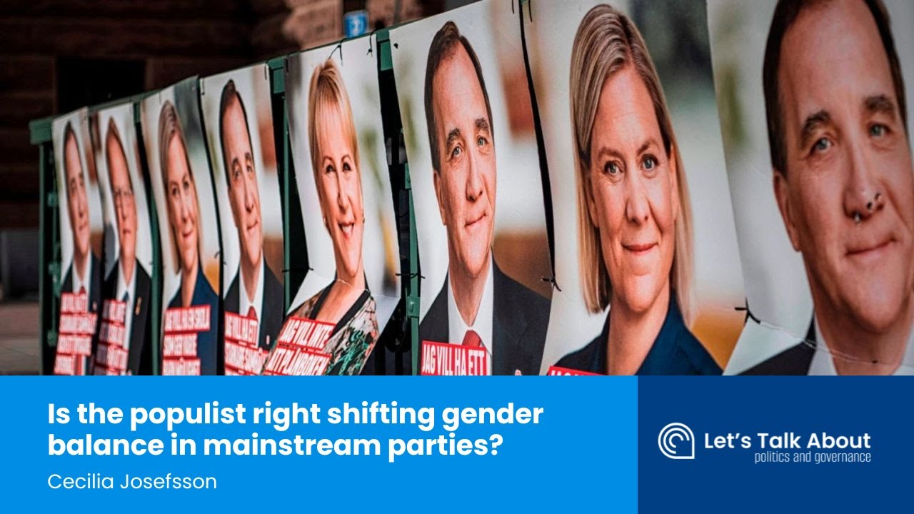 Is the populist right shifting gender balance in mainstream parties?