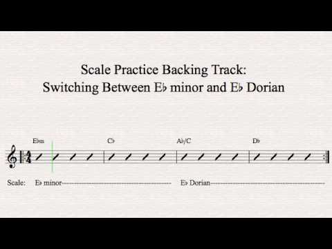 Play-Along Track: Switching Between Eb Minor and Eb Dorian