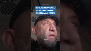 Download lagu MENCEKAM, Viral Rekaman Video dalam Pesawat Azerbaijan Airlines sebelum Jatuh mp3
