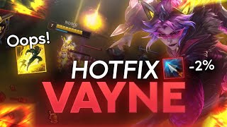 VAYNE se fait HOTFIX? TRES BIEN - Pandore VOD