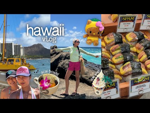 hawaii vlog | waikiki, ko olina, sunset cruises, beach hopping, famous restaurants 🌺