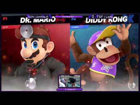4AGT: OZN | ZeNMa (Diddy Kong, Cloud) vs TSF | Lichi (Dr Mario) - Winners R3