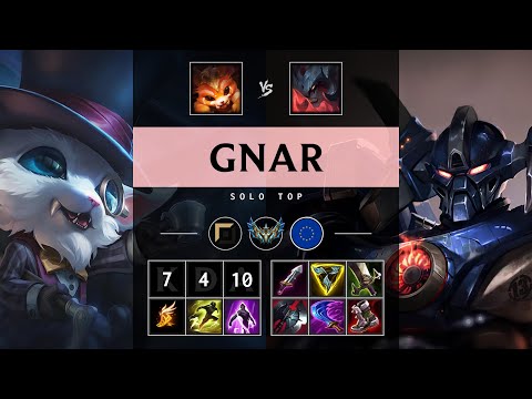 Gnar Top vs Aatrox - EUW Challenger Patch 25.17