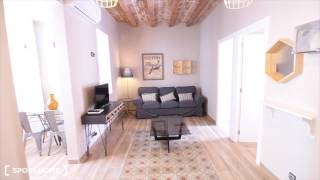 Renovated 2-bedroom apartment with AC and blacony for rent in Sants - Spotahome 