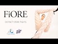 Fiore Distinct Stripe Tights Diagonal Stripe Pattern Tights