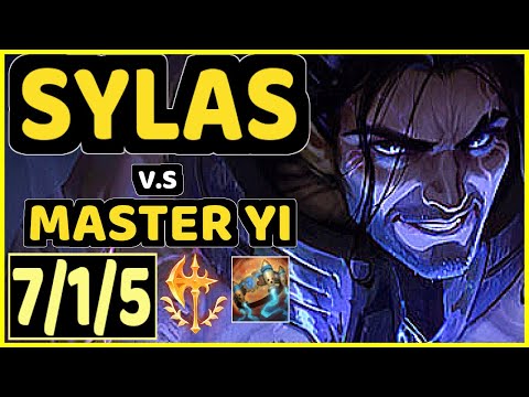 SHRIMP (SYLAS) vs MASTER YI - 7/1/5 KDA JUNGLE CHALLENGER GAMEPLAY - BR