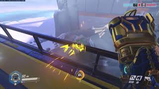 Lacrosse Roadhog with Golden Weapon In-game | Overwatch Summer Games 2018