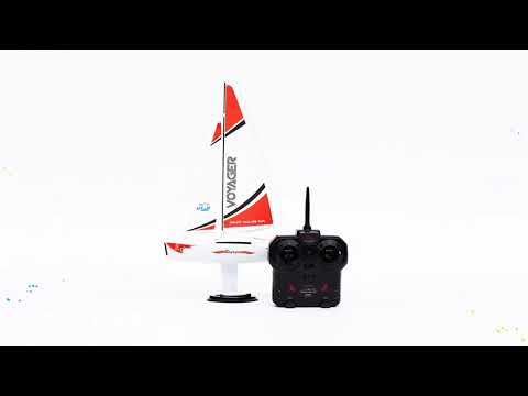 Voyager 280 RC Sailboat - Red 