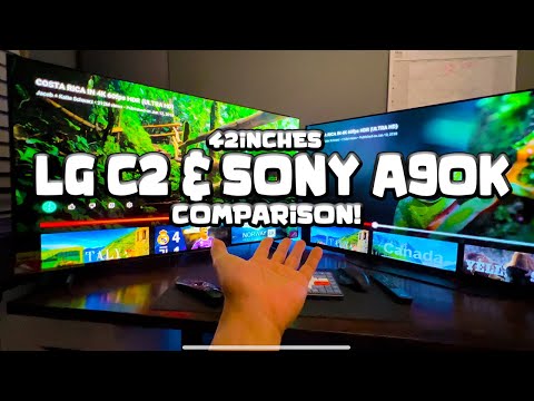 🔥LG C2 and SONY A90K 42 inch OLED COMPARISON!🔥