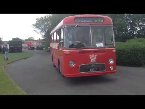 Preserved buses enter the tyne tees run june 4th 2017 part 1