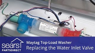 Replacing the Water Inlet Valve on a Maytag Vertical Modular Washer (VMW)