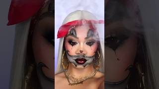 Gangster Clown.❤️🤡 #gangtserclown #halloweenmakeuplook #clownmakeup #clown #halloween2023 #shorts