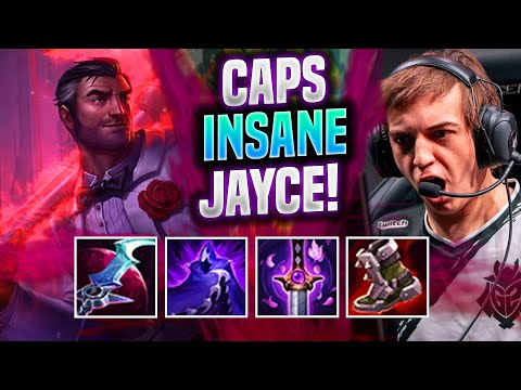 CAPS INSANE WITH JAYCE TOP! - G2 Caps Plays Jayce TOP vs Wukong! | Patch 11.21