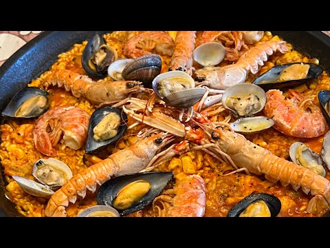 RICETTA PAELLA DE MARISCO #chefziopietro  #paellademarisco