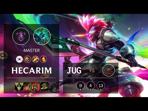 Hecarim Jungle vs Graves - KR Master Patch 10.16